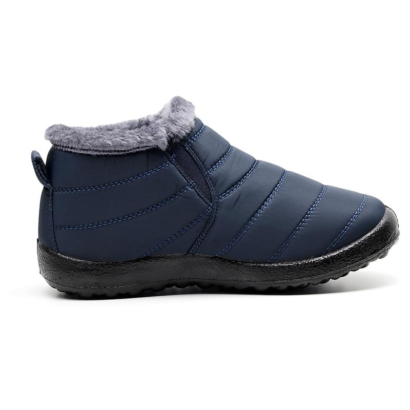 Men's Waterproof Insulated Snow Boots with Plush Lining