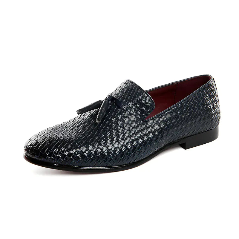 Men's Premium Woven Slip-On Loafers for Comfort and Style