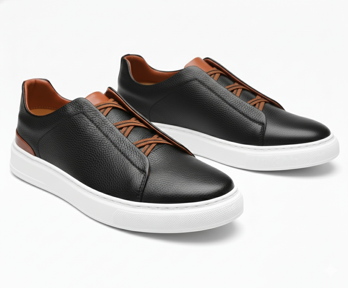 Men's Slip-On Comfort Loafers with Cushioned Insole