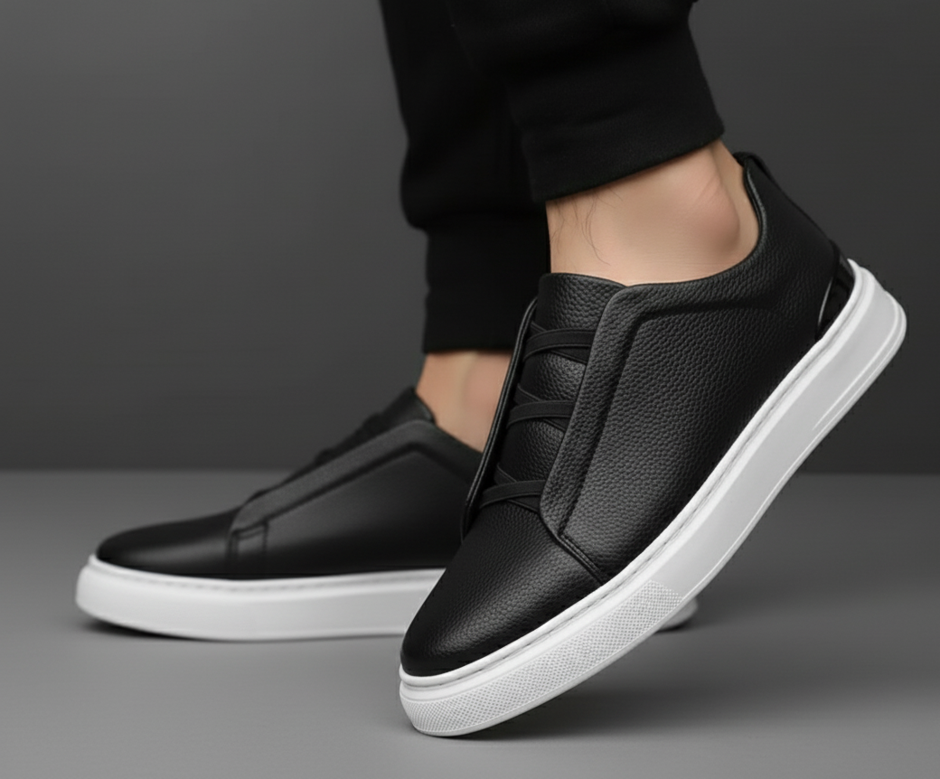 Men's Slip-On Comfort Loafers with Cushioned Insole