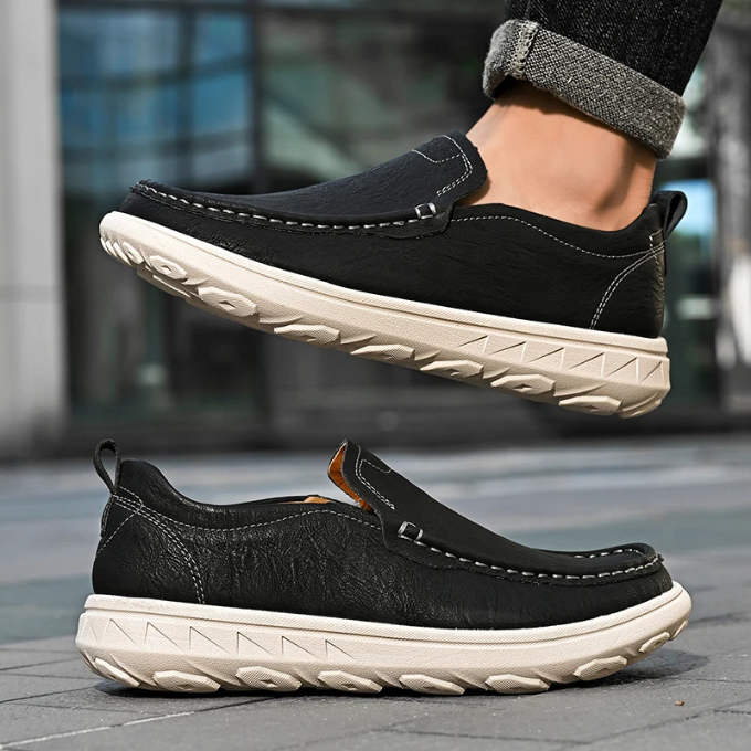 Men's Premium Slip-On Loafers with Cushioned Comfort