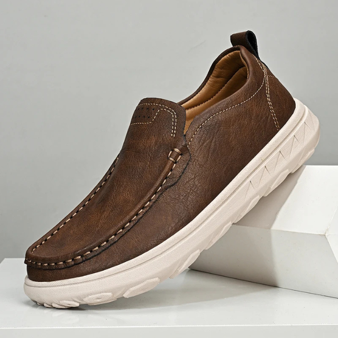 Men's Premium Slip-On Loafers with Cushioned Comfort