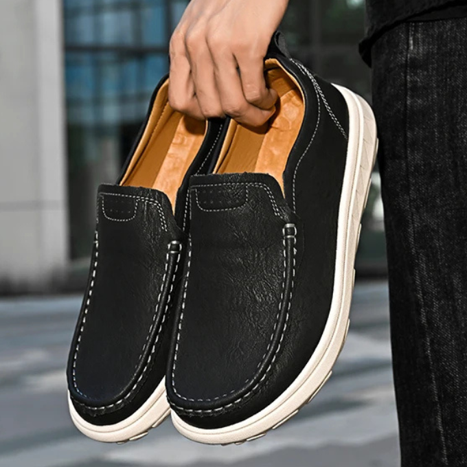 Men's Premium Slip-On Loafers with Cushioned Comfort