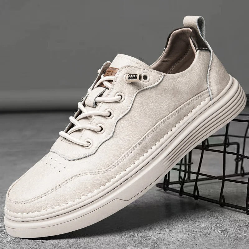 Men's Casual Sneakers with Enhanced Comfort and Traction - Available in Brown, Beige, and Black