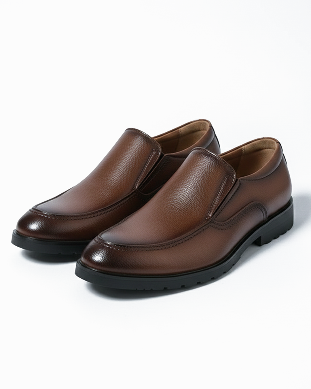 Men's Slip-On Loafers with Cushioned Comfort and Grippy Outsole