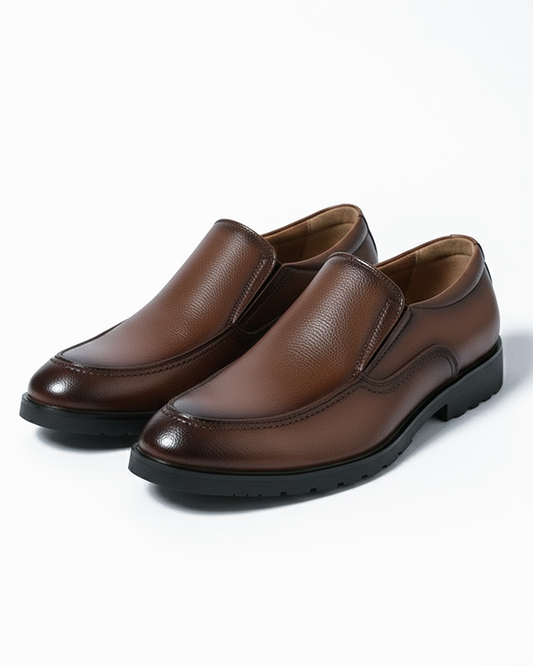 Men's Slip-On Loafers with Cushioned Comfort and Grippy Outsole