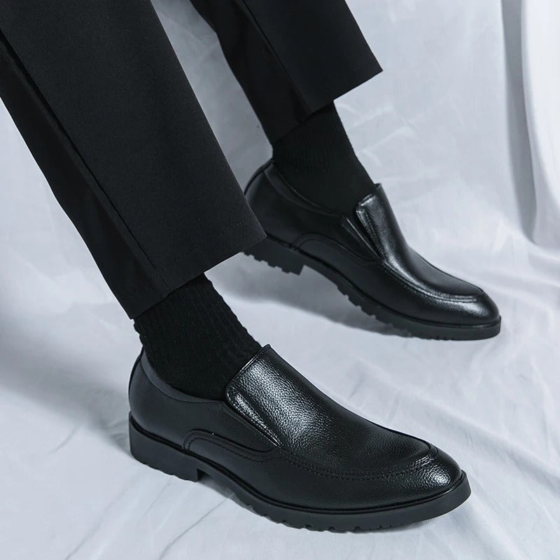 Men's Slip-On Loafers with Cushioned Comfort and Grippy Outsole