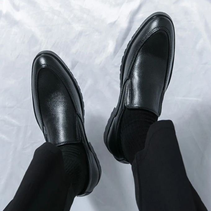 Men's Slip-On Loafers with Cushioned Comfort and Grippy Outsole
