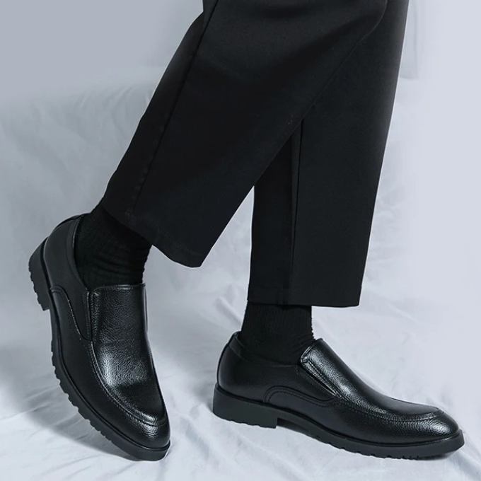 Men's Slip-On Loafers with Cushioned Comfort and Grippy Outsole