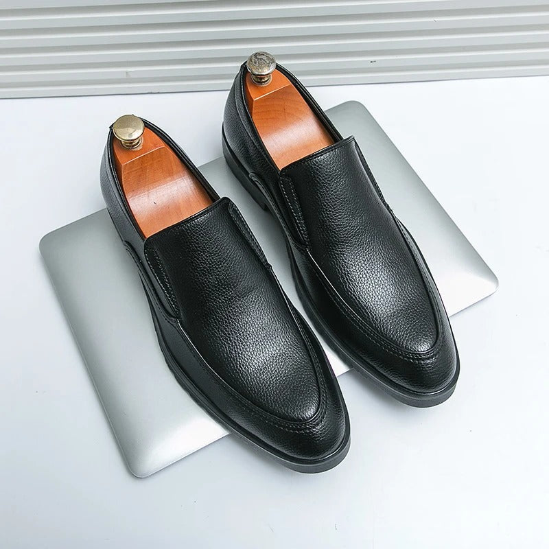 Men's Slip-On Loafers with Cushioned Comfort and Grippy Outsole