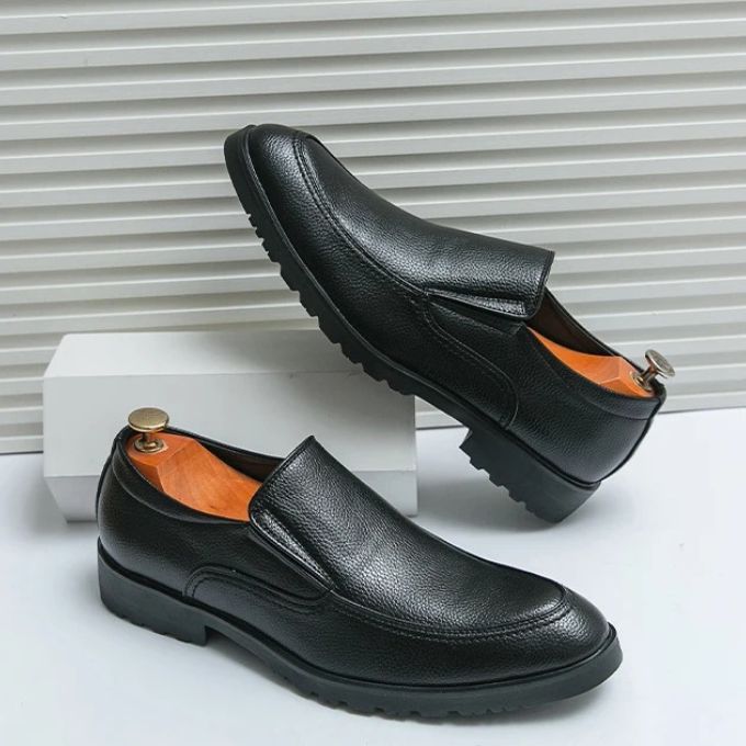Men's Slip-On Loafers with Cushioned Comfort and Grippy Outsole
