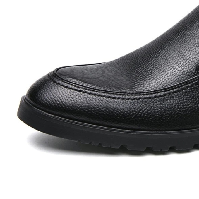 Men's Slip-On Loafers with Cushioned Comfort and Grippy Outsole