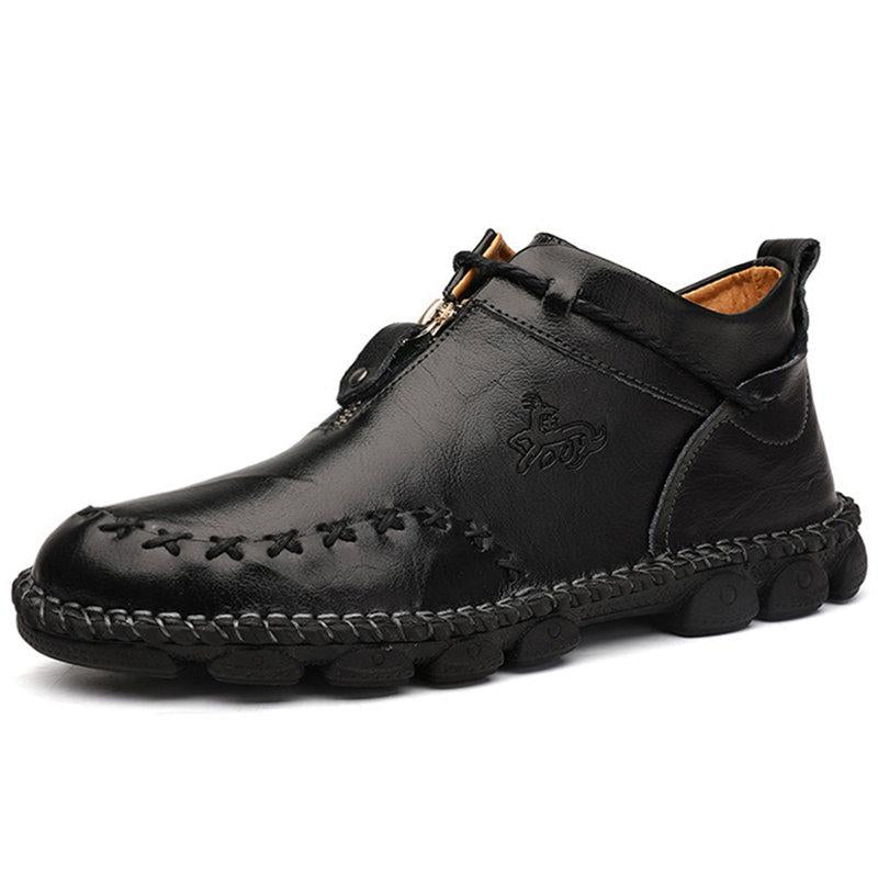 Men's Hand Stitched Casual Ankle Boots