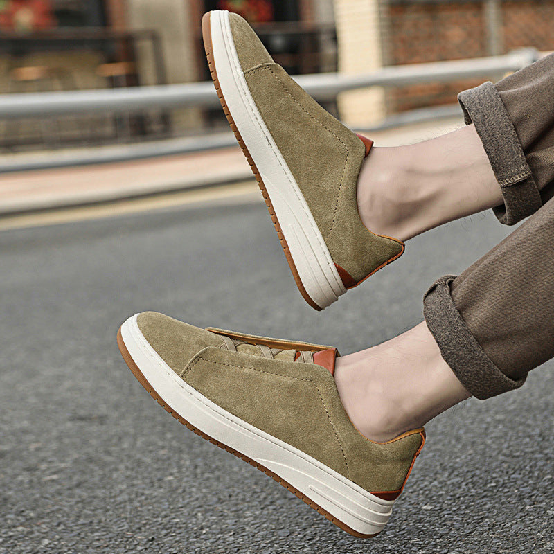 Men's Premium Slip-On Sneakers with Cushioned Insole