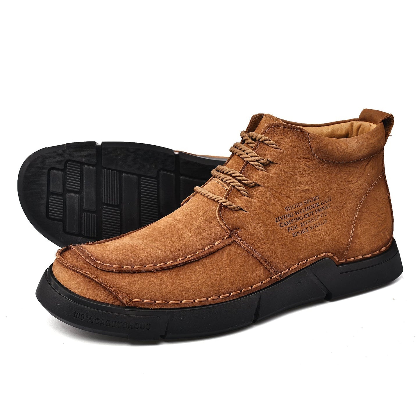 Men's Orthopedic High-Top Winter Boots for Comfort and Support
