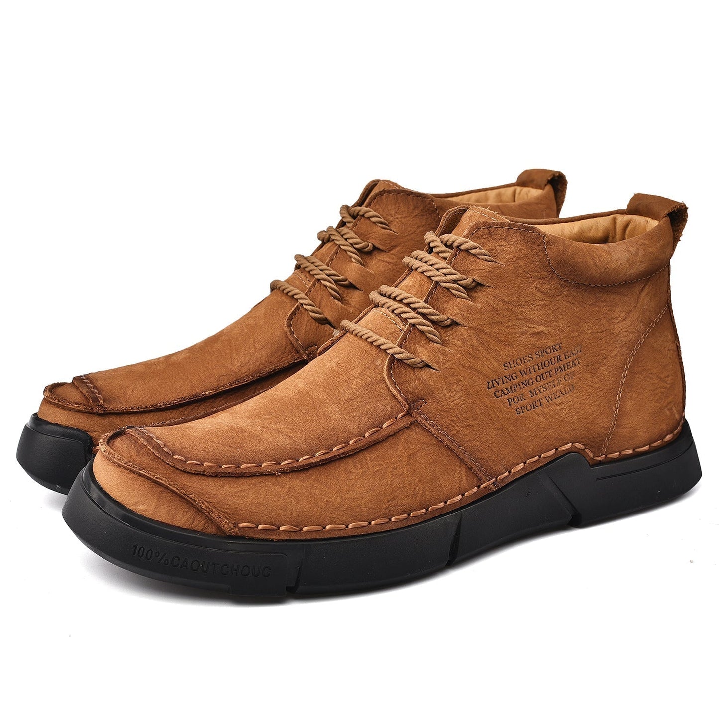 Men's Orthopedic High-Top Winter Boots for Comfort and Support