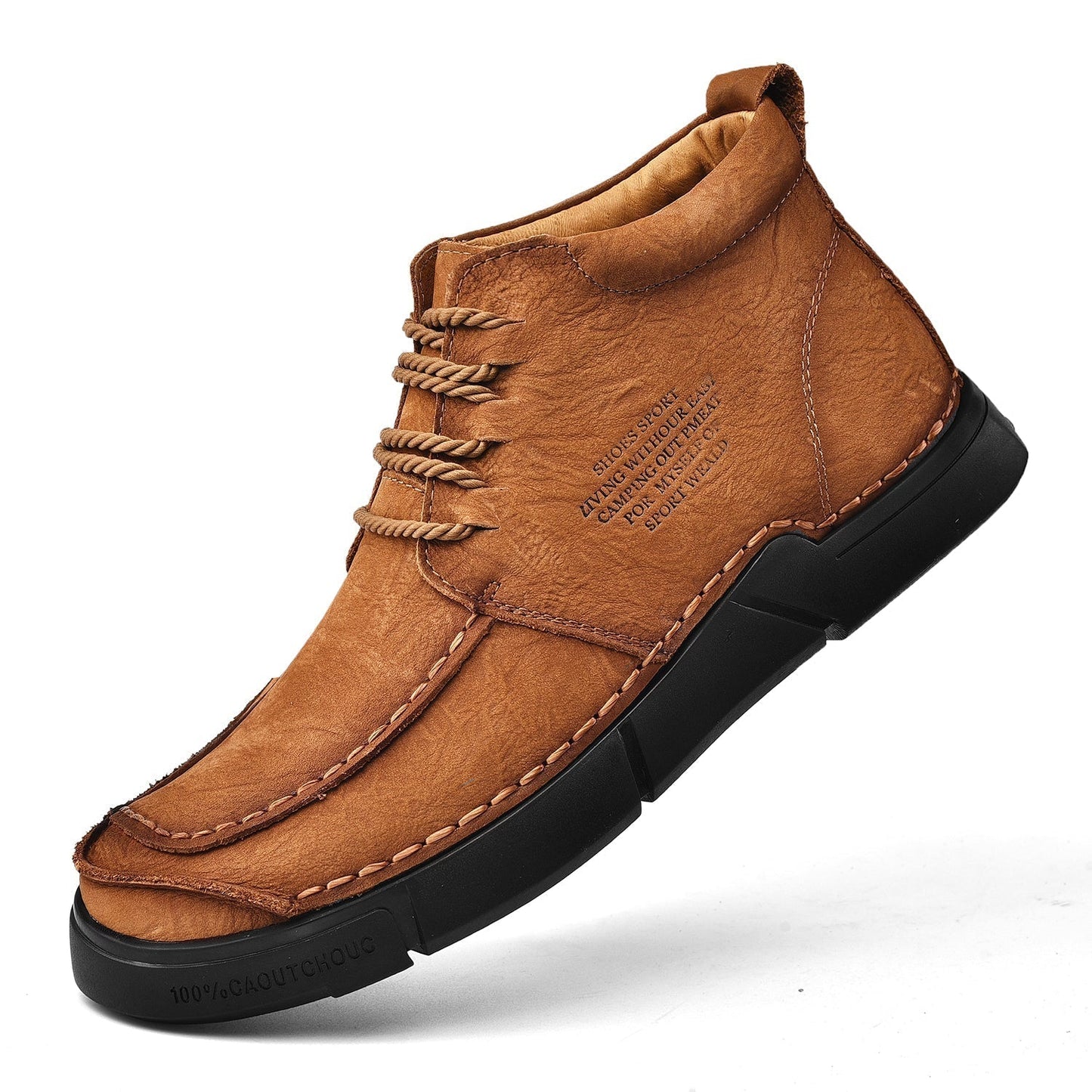 Men's Orthopedic High-Top Winter Boots for Comfort and Support