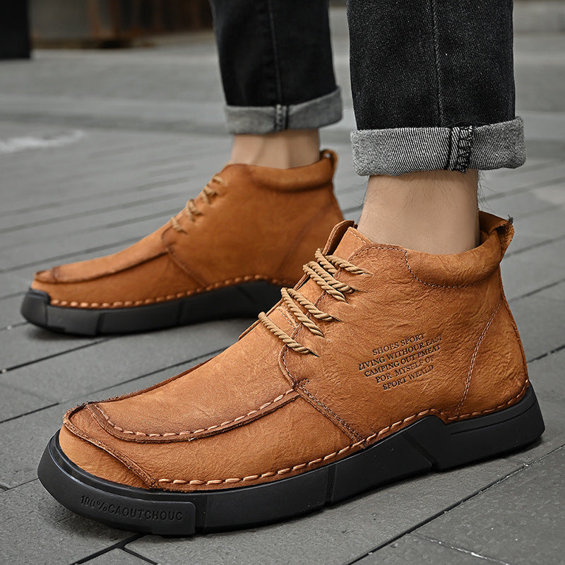 Men's Orthopedic High-Top Winter Boots for Comfort and Support