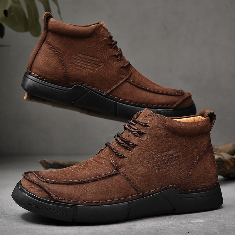 Men's Orthopedic High-Top Winter Boots for Comfort and Support