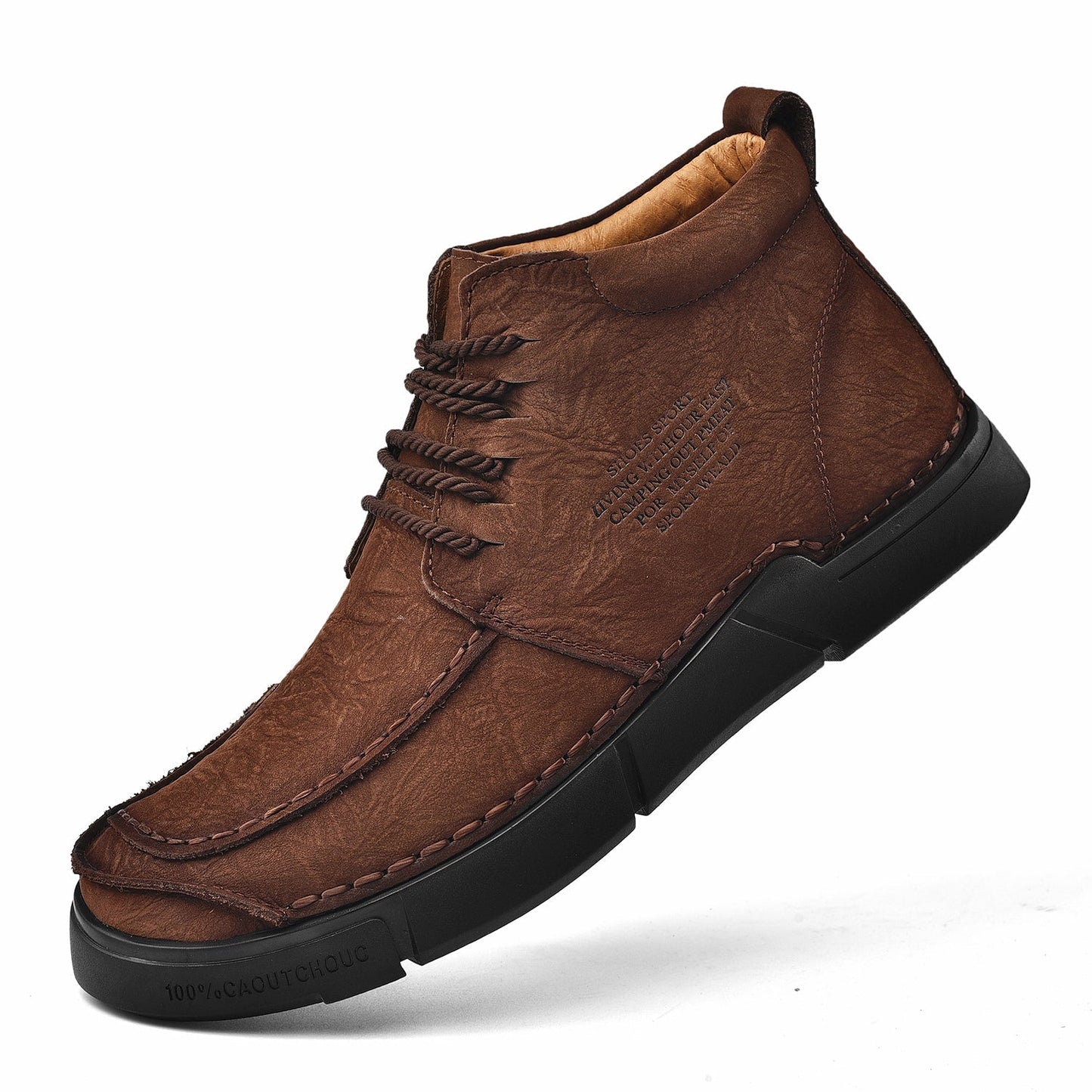 Men's Orthopedic High-Top Winter Boots for Comfort and Support