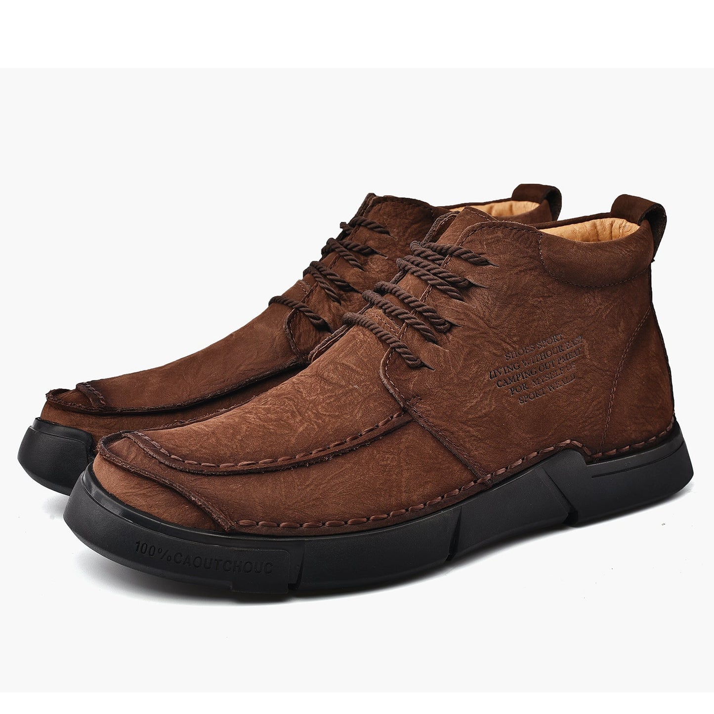 Men's Orthopedic High-Top Winter Boots for Comfort and Support