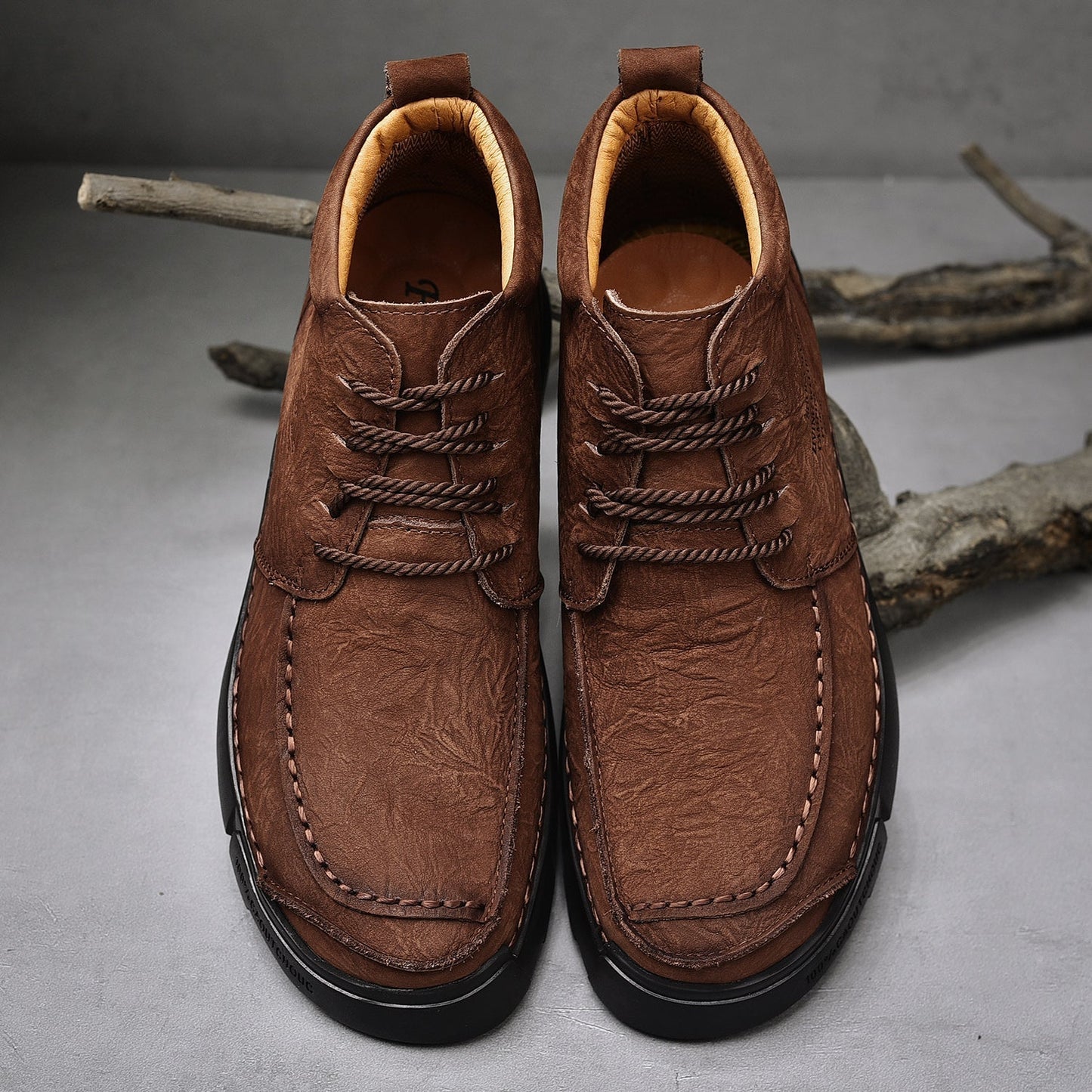 Men's Orthopedic High-Top Winter Boots for Comfort and Support