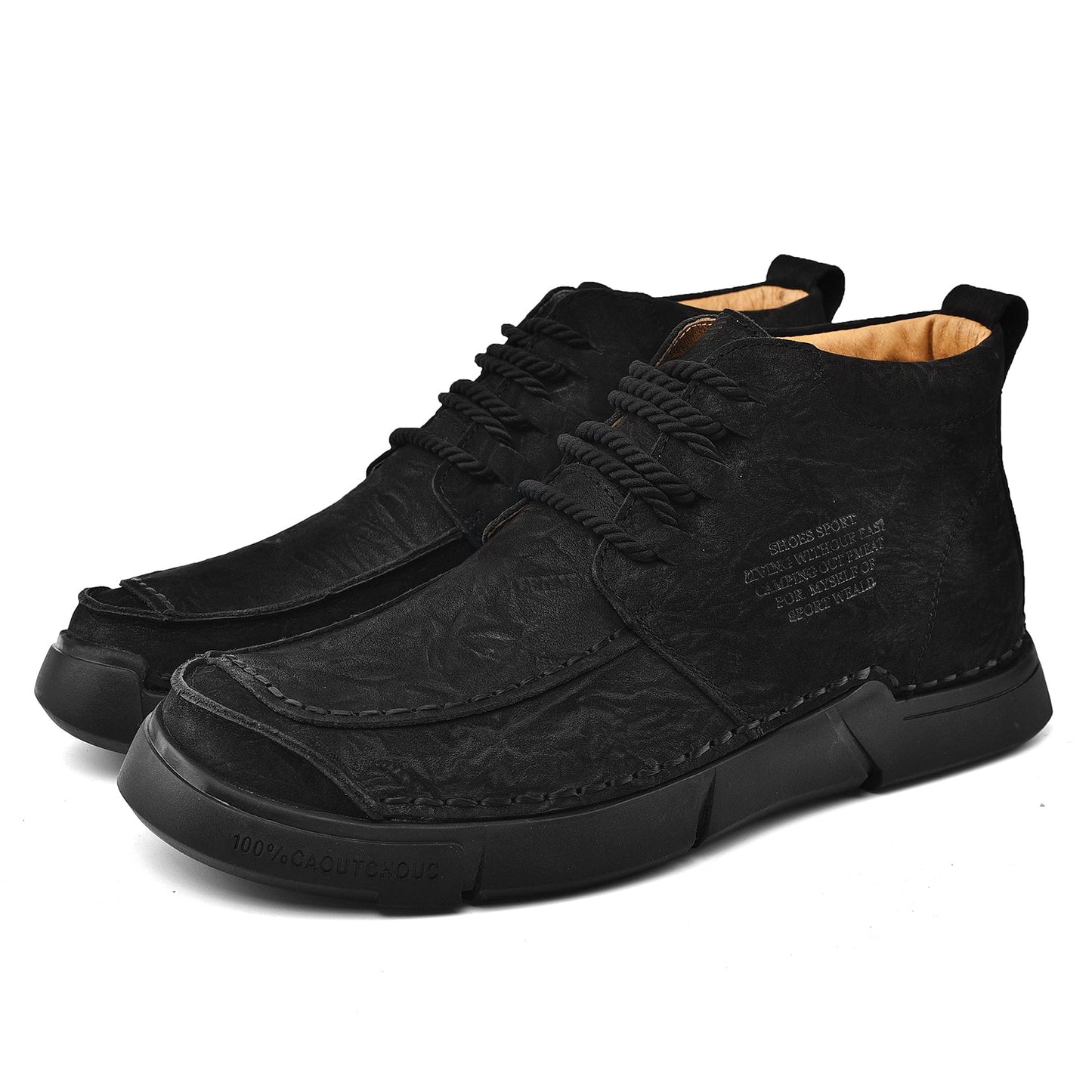 Men's Orthopedic High-Top Winter Boots for Comfort and Support
