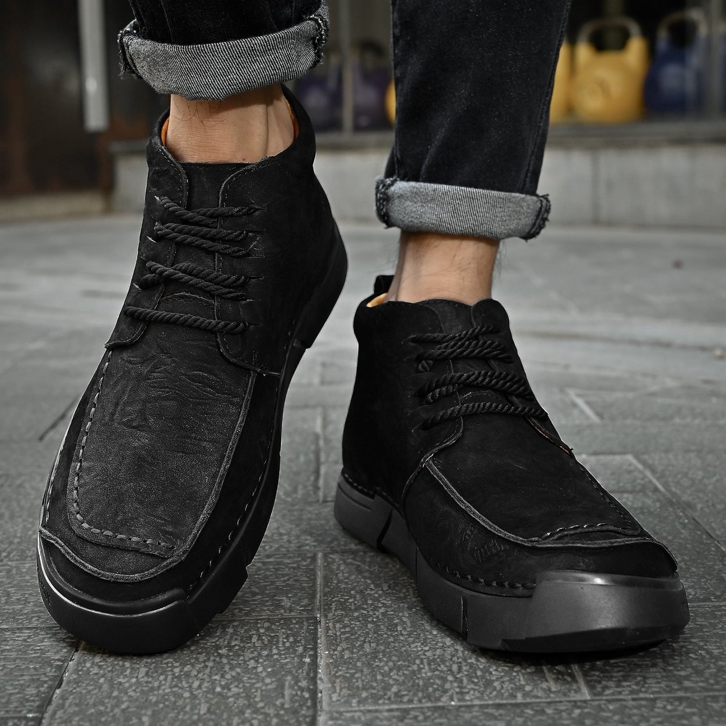 Men's Orthopedic High-Top Winter Boots for Comfort and Support