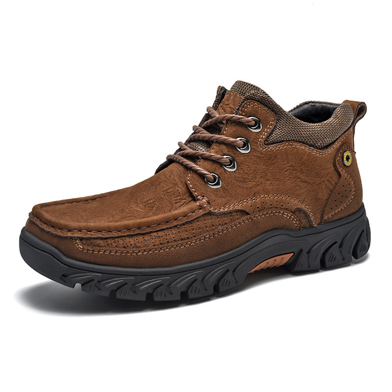 Men's Casual Short Boots for Outdoor Comfort and Support