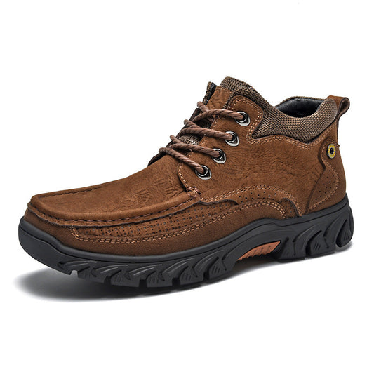 Men's Casual Short Boots for Outdoor Comfort and Support
