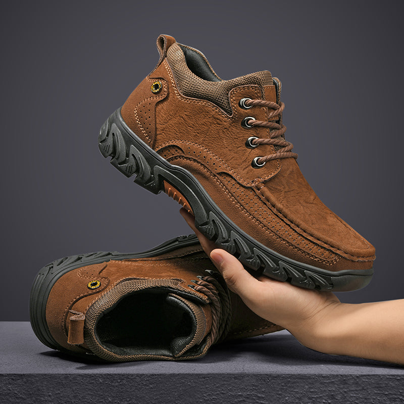 Men's Casual Short Boots for Outdoor Comfort and Support