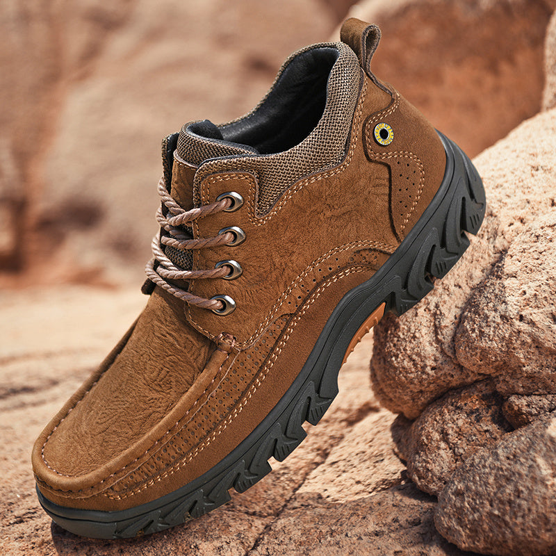 Men's Casual Short Boots for Outdoor Comfort and Support
