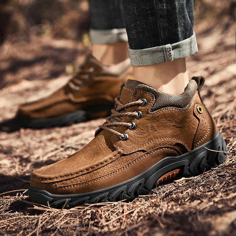 Men's Casual Short Boots for Outdoor Comfort and Support