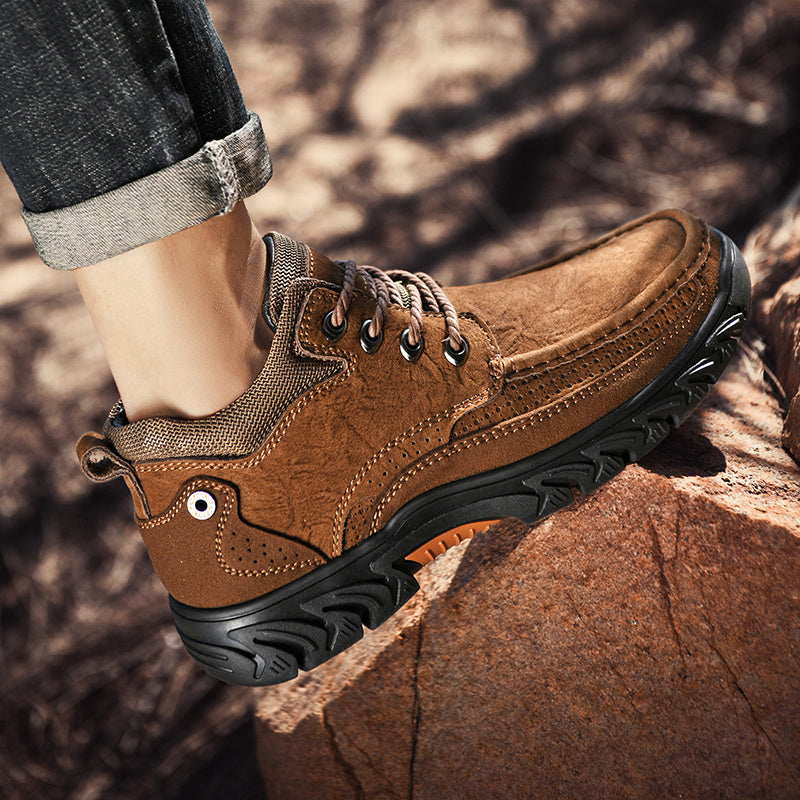 Men's Casual Short Boots for Outdoor Comfort and Support
