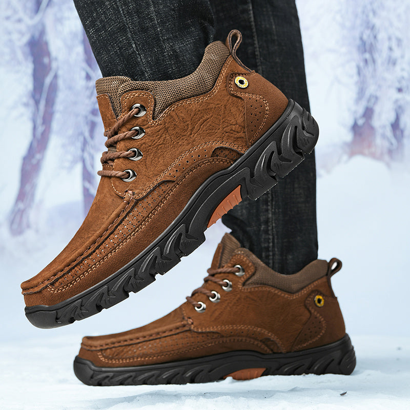 Men's Casual Short Boots for Outdoor Comfort and Support