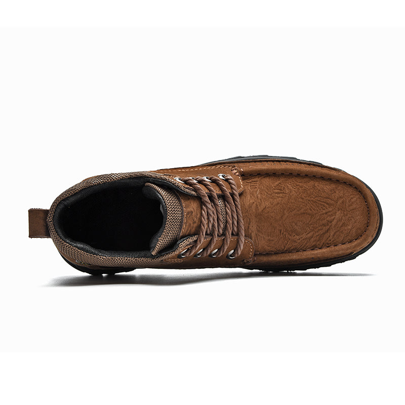 Men's Casual Short Boots for Outdoor Comfort and Support