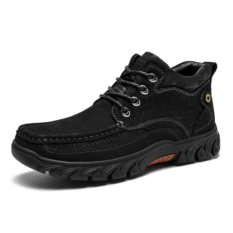 Men's Casual Short Boots for Outdoor Comfort and Support