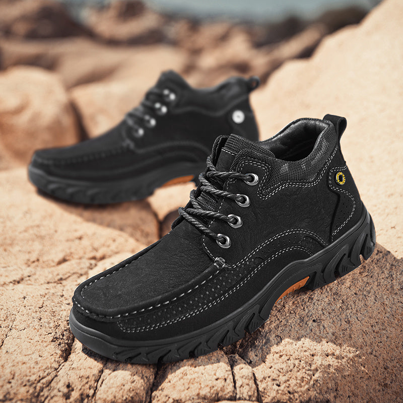 Men's Casual Short Boots for Outdoor Comfort and Support