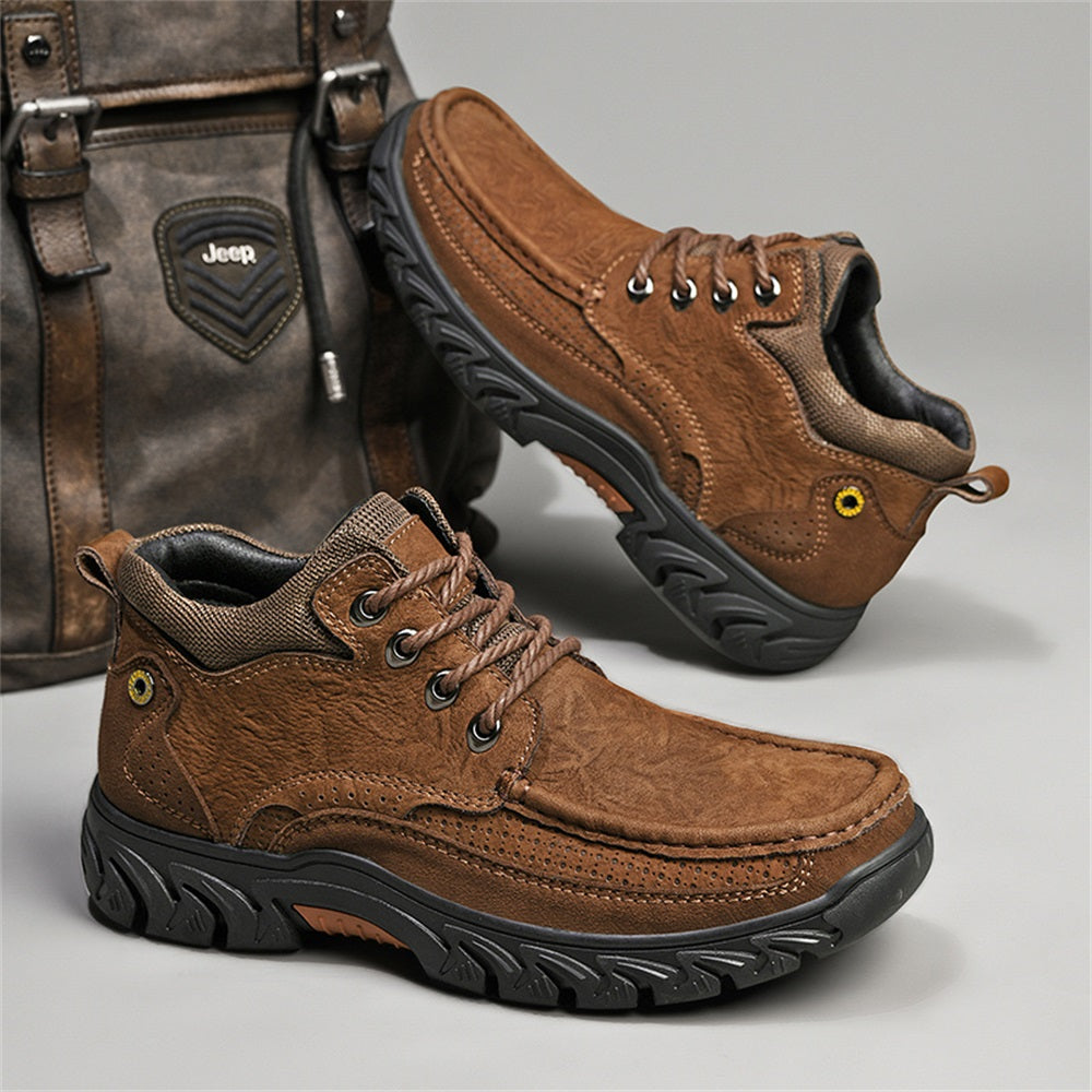 Men's Casual Short Boots for Outdoor Comfort and Support