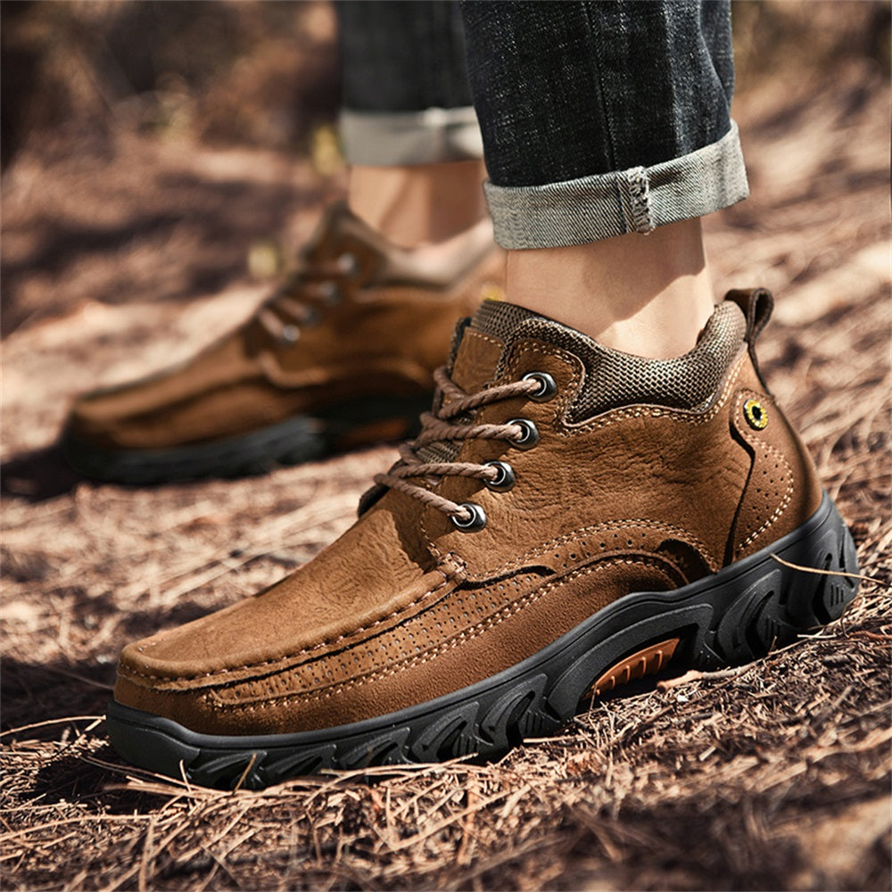 Men's Casual Short Boots for Outdoor Comfort and Support