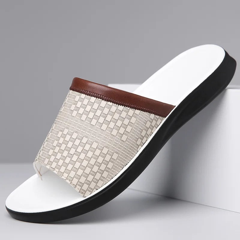 Men's Slip-On Comfort Sandals with Cushioned Sole