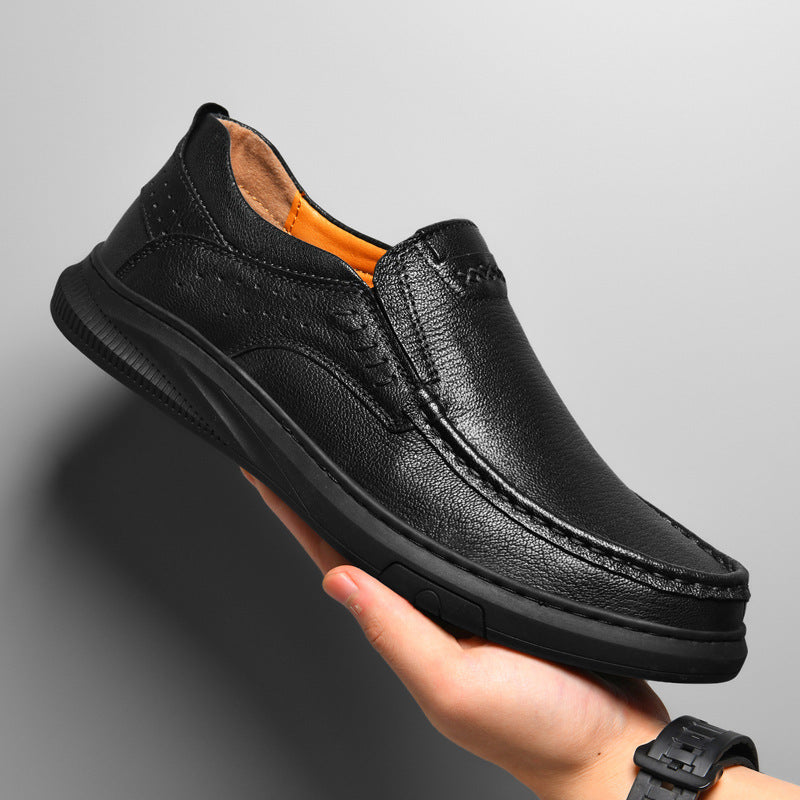 Men's Comfort Slip-On Penny Loafers with Cushioned Insole