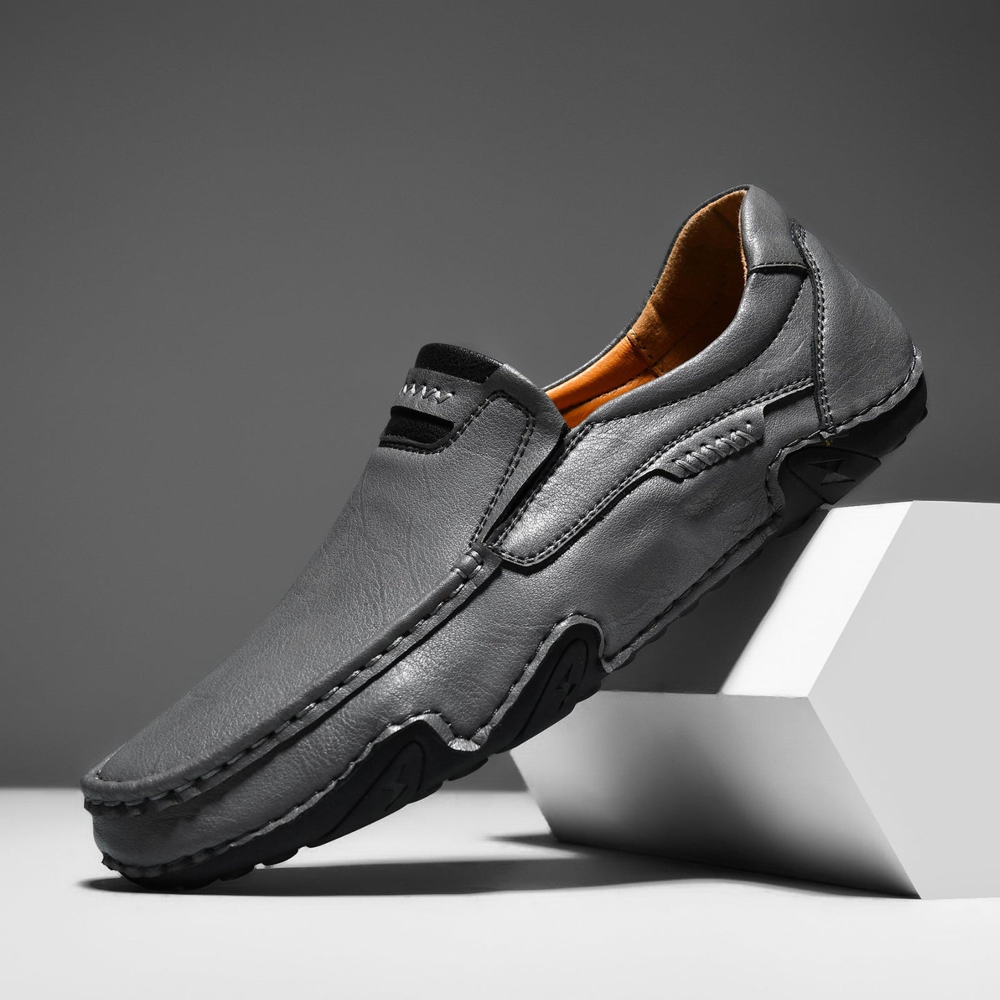 Men's Slip-On Casual Loafers with Cushioned Insole