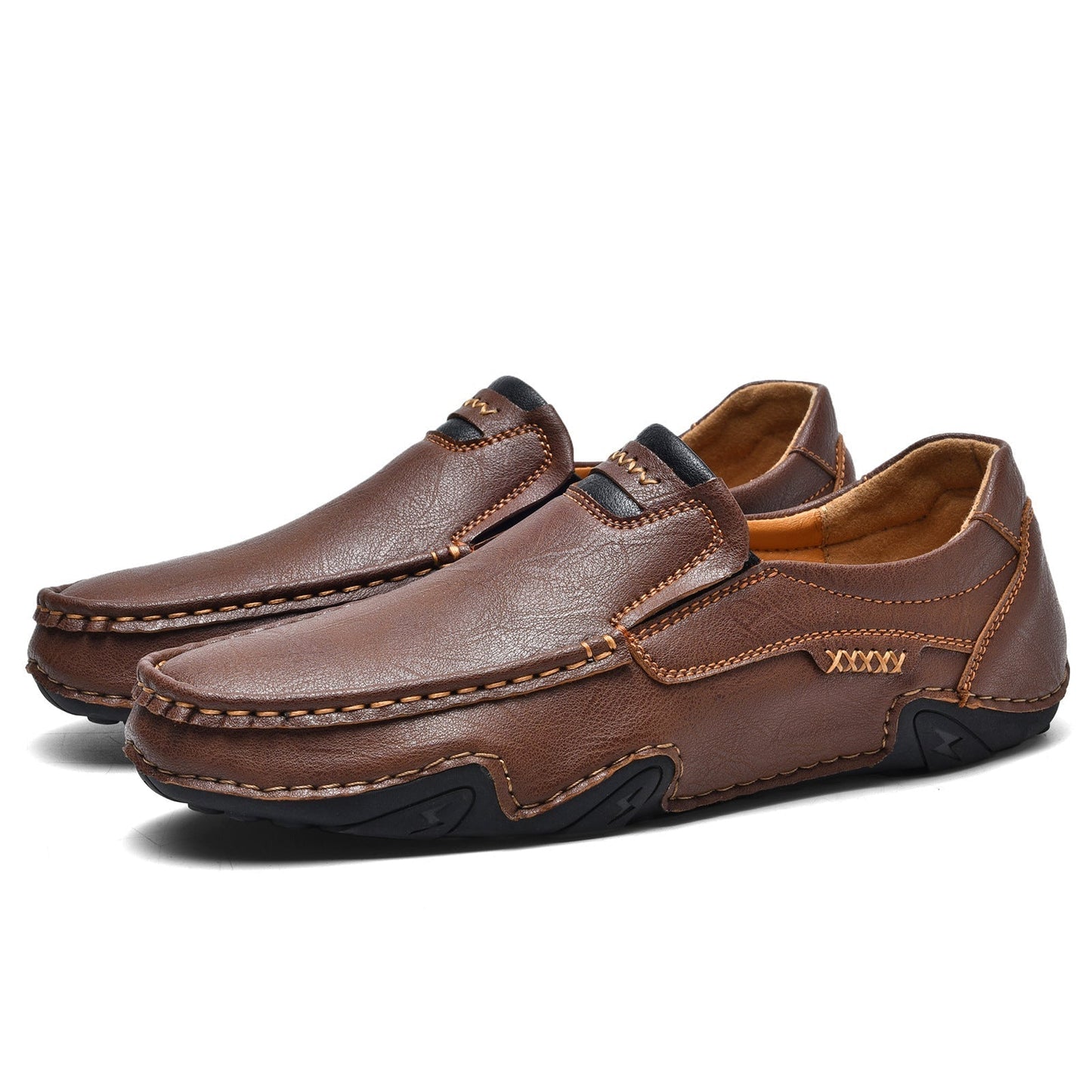 Men's Slip-On Casual Loafers with Cushioned Insole