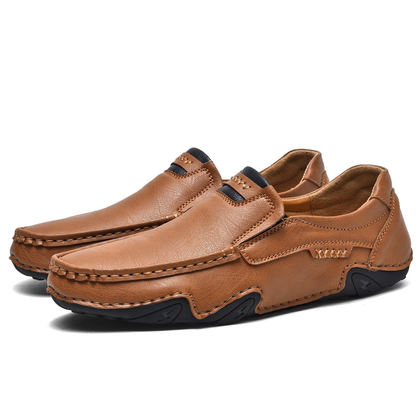 Men's Slip-On Casual Loafers with Cushioned Insole