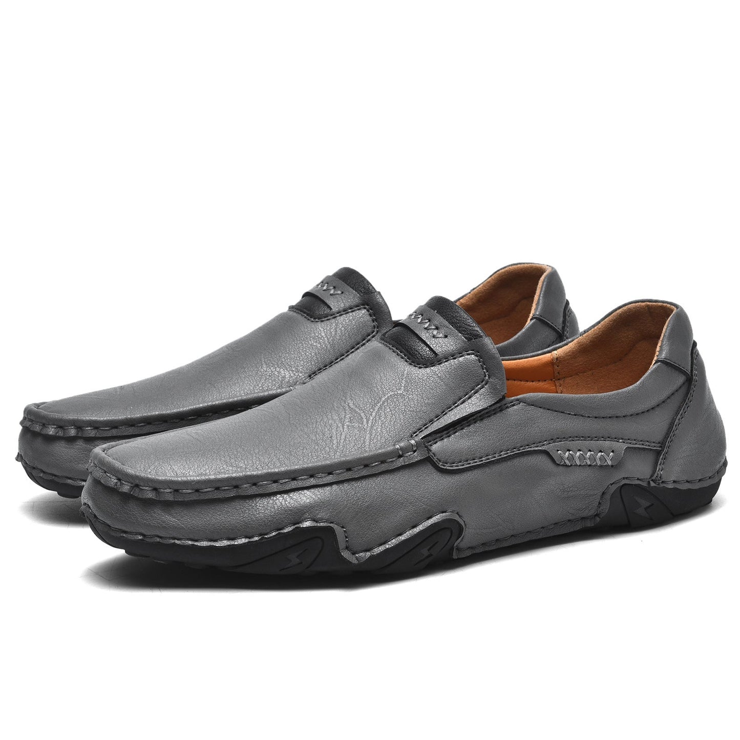 Men's Slip-On Casual Loafers with Cushioned Insole