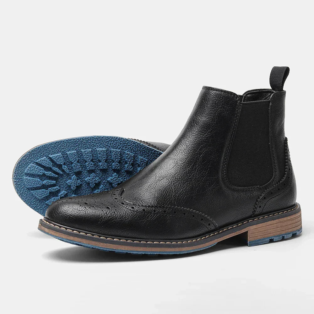 Men's Premium Leather Classic Chelsea Boots