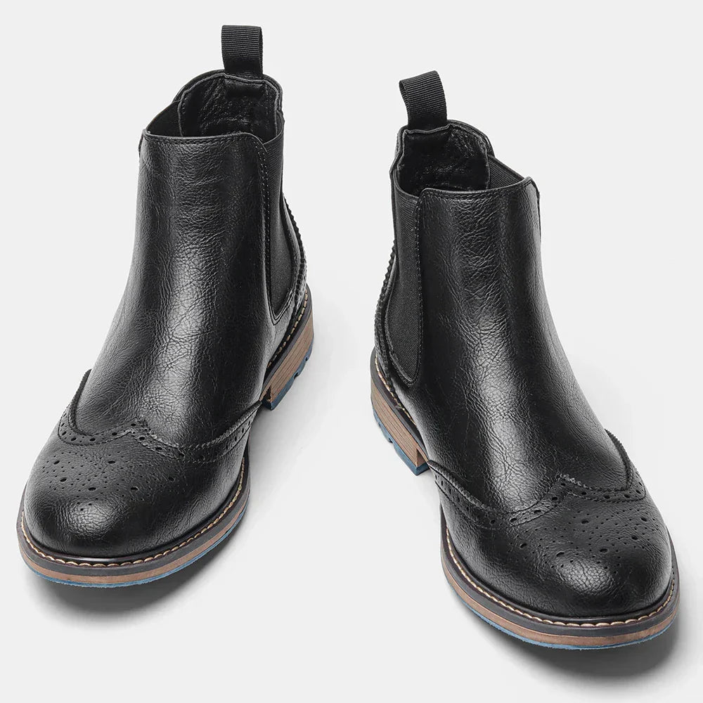 Men's Premium Leather Classic Chelsea Boots