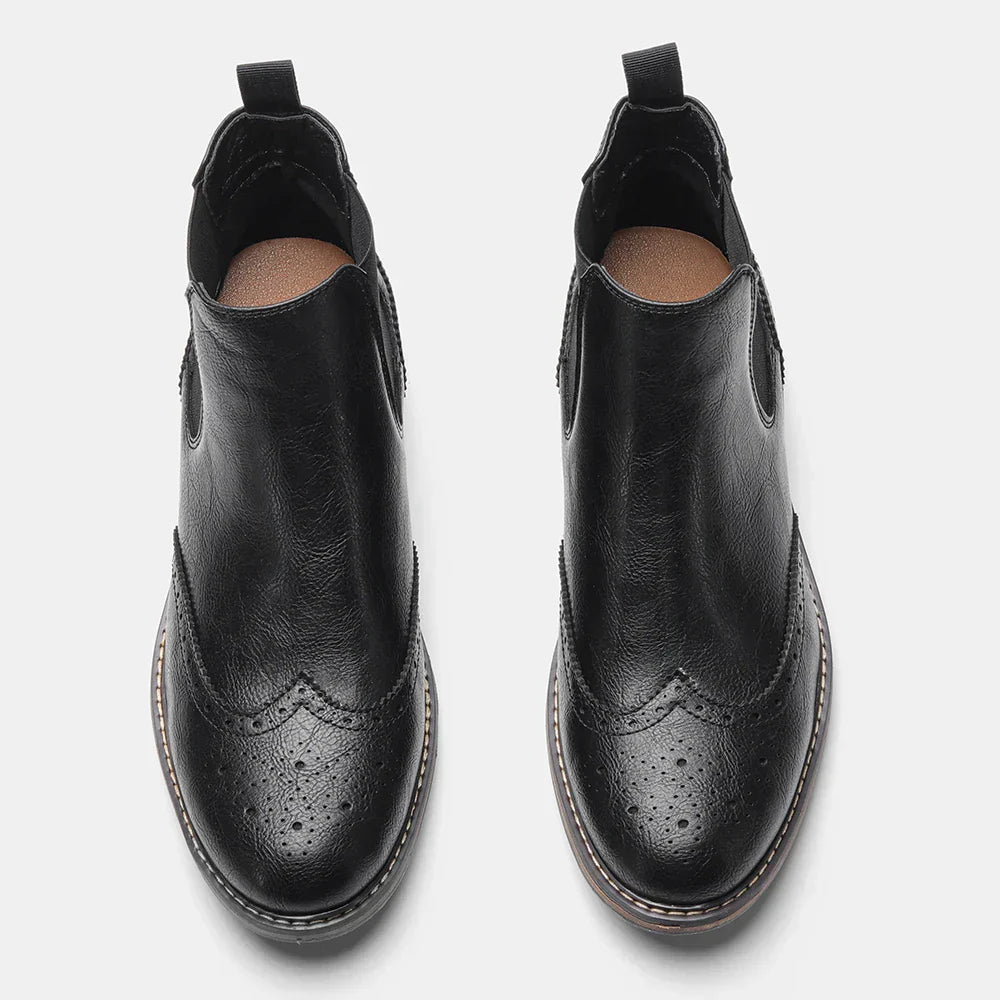 Men's Premium Leather Classic Chelsea Boots