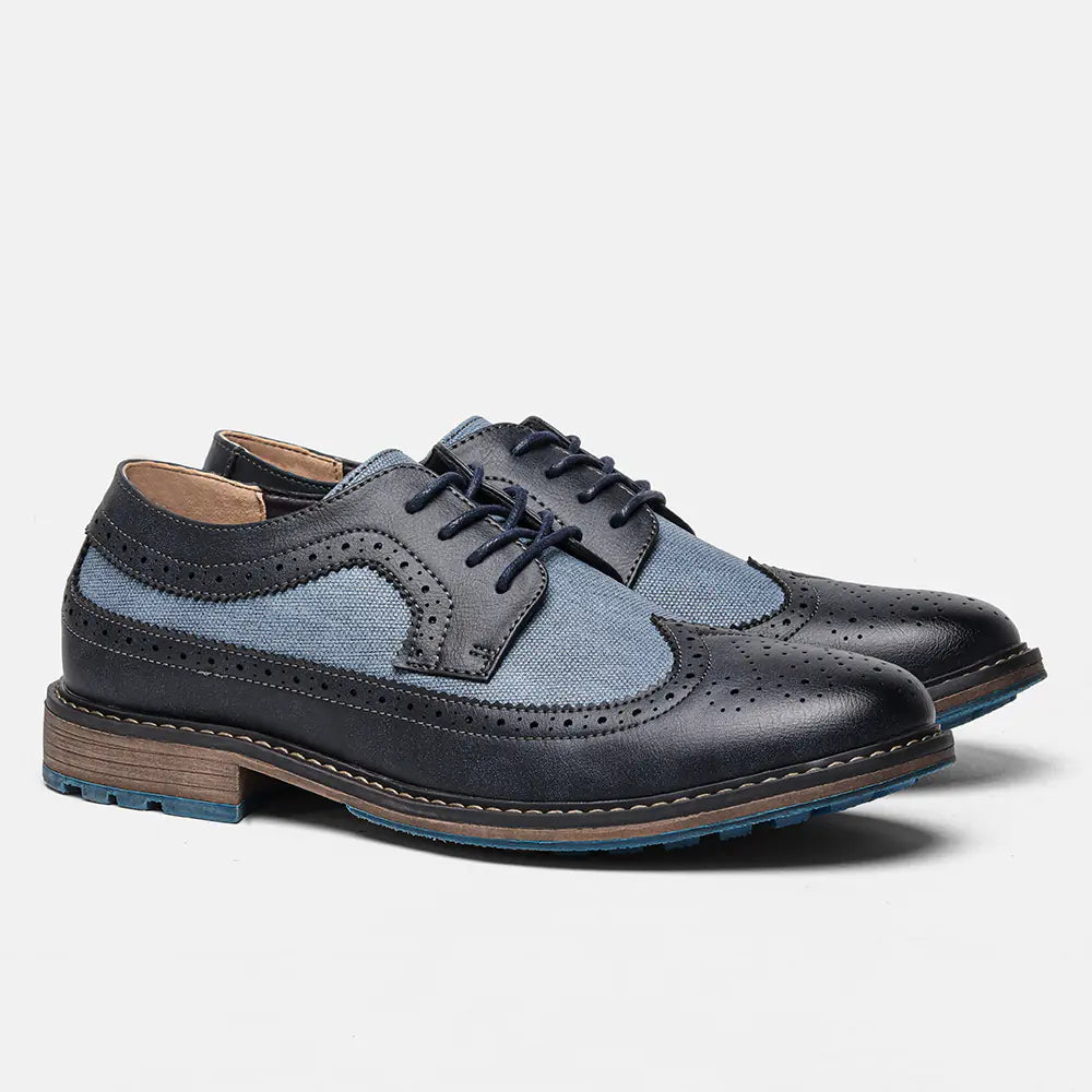 Men's Premium Leather Brogue Dress Shoes